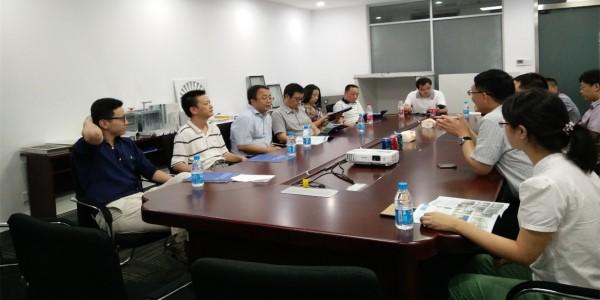 苏州市财政局一行参观中天道成（苏州）洁净技术有限公司